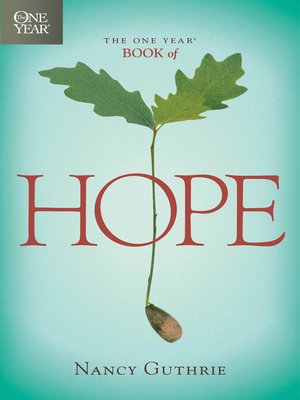 The One Year Book of Hope - ebook